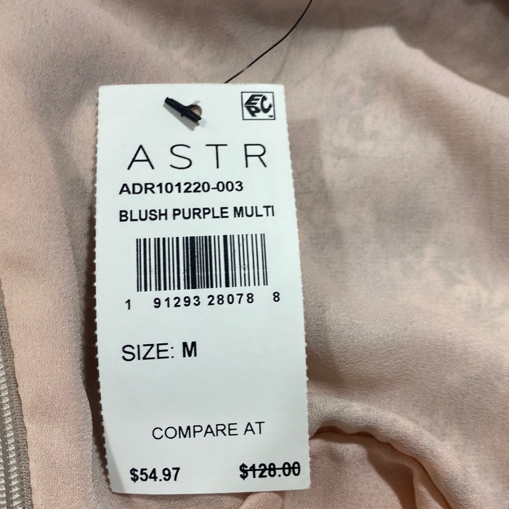 Astr Blush Purple Multi Dress